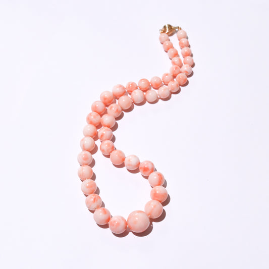 New! Angel Skin Coral Necklace