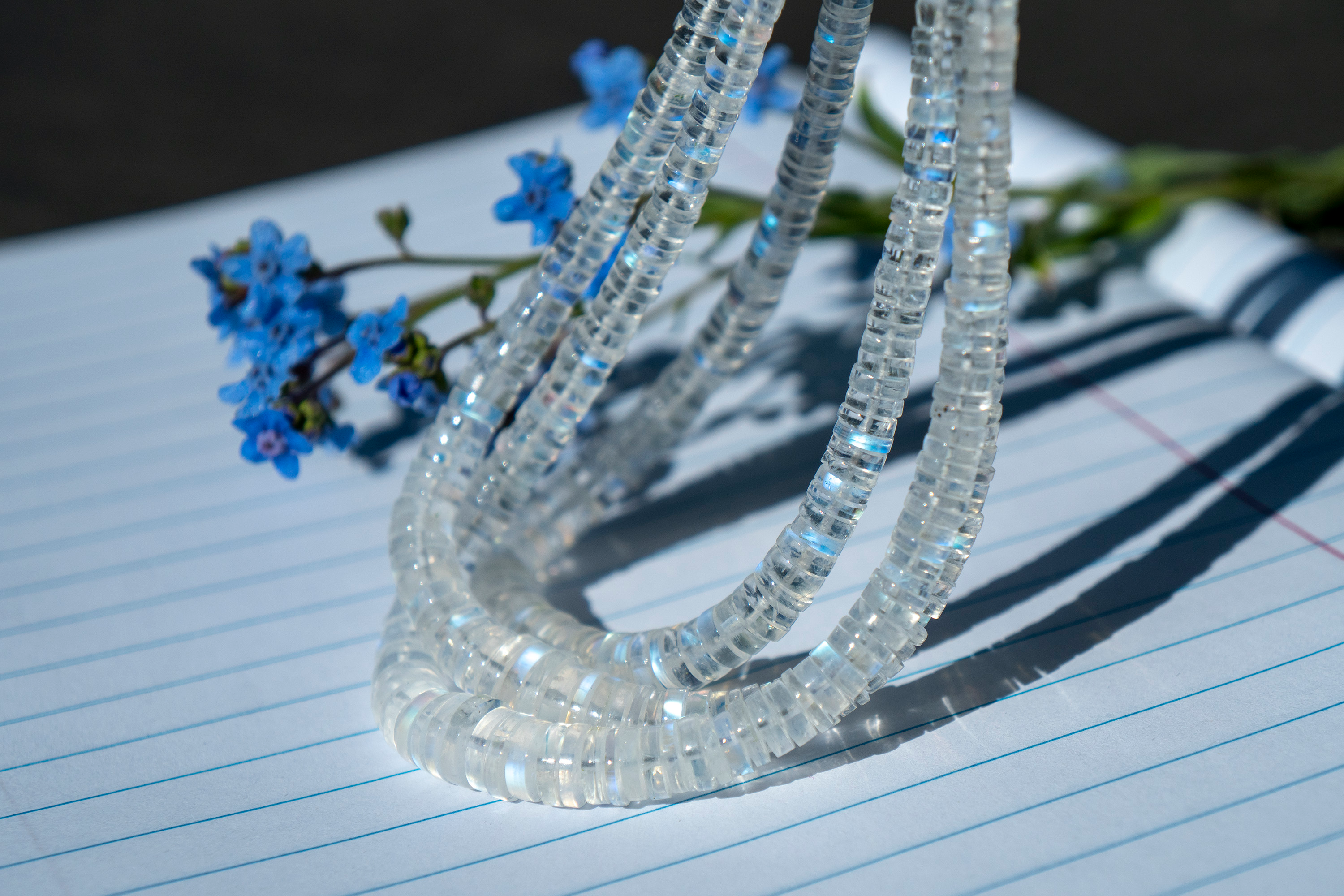 Blue swarovski crystal necklaces – Sanvi Jewels