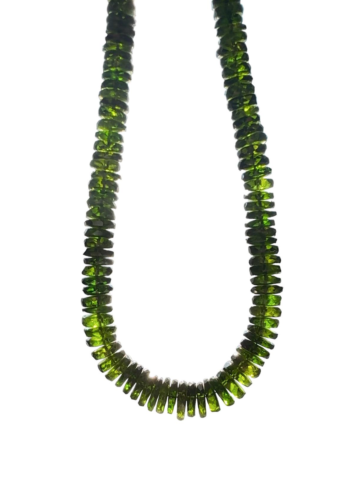 Chrome Diopside Beaded Necklace