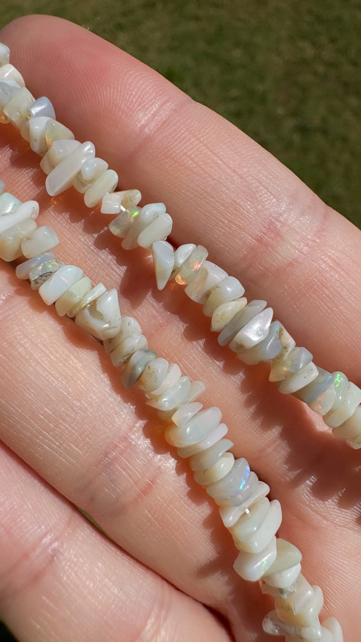 Australian Opal Chips Beaded Necklace