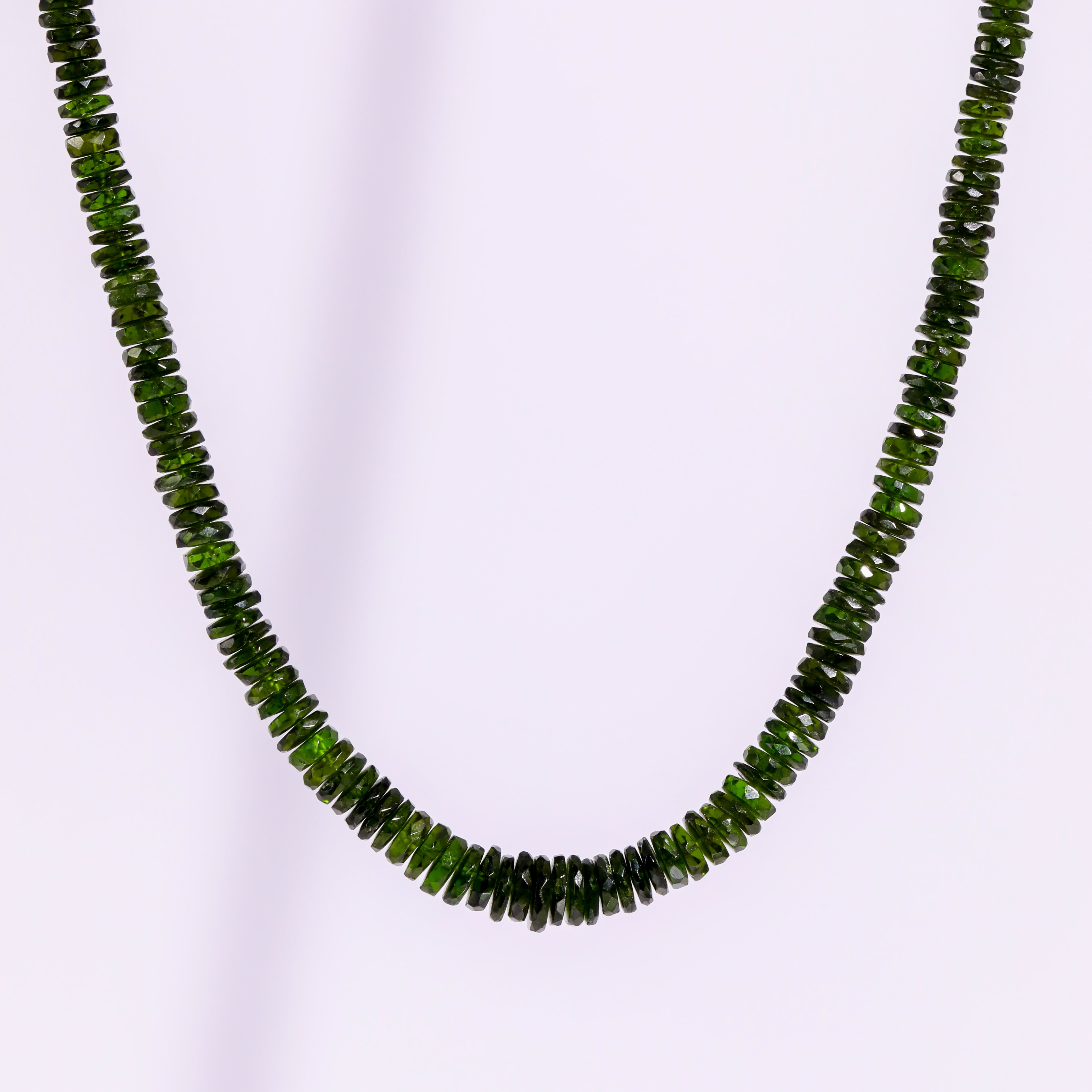 Chrome diopside bead necklace store