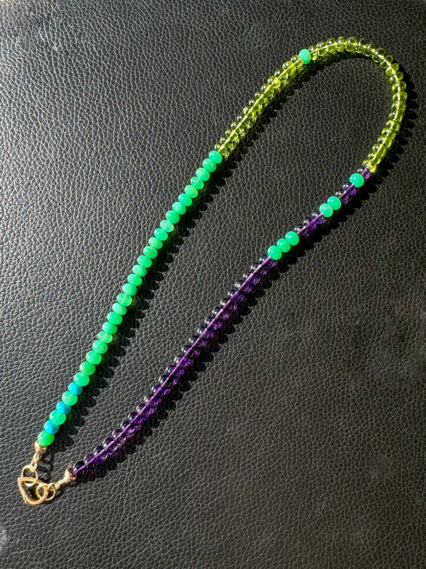 colorful bead gemstone necklace lynn rachel rose and brittany myra beaded 14k gemstone necklace peridot
