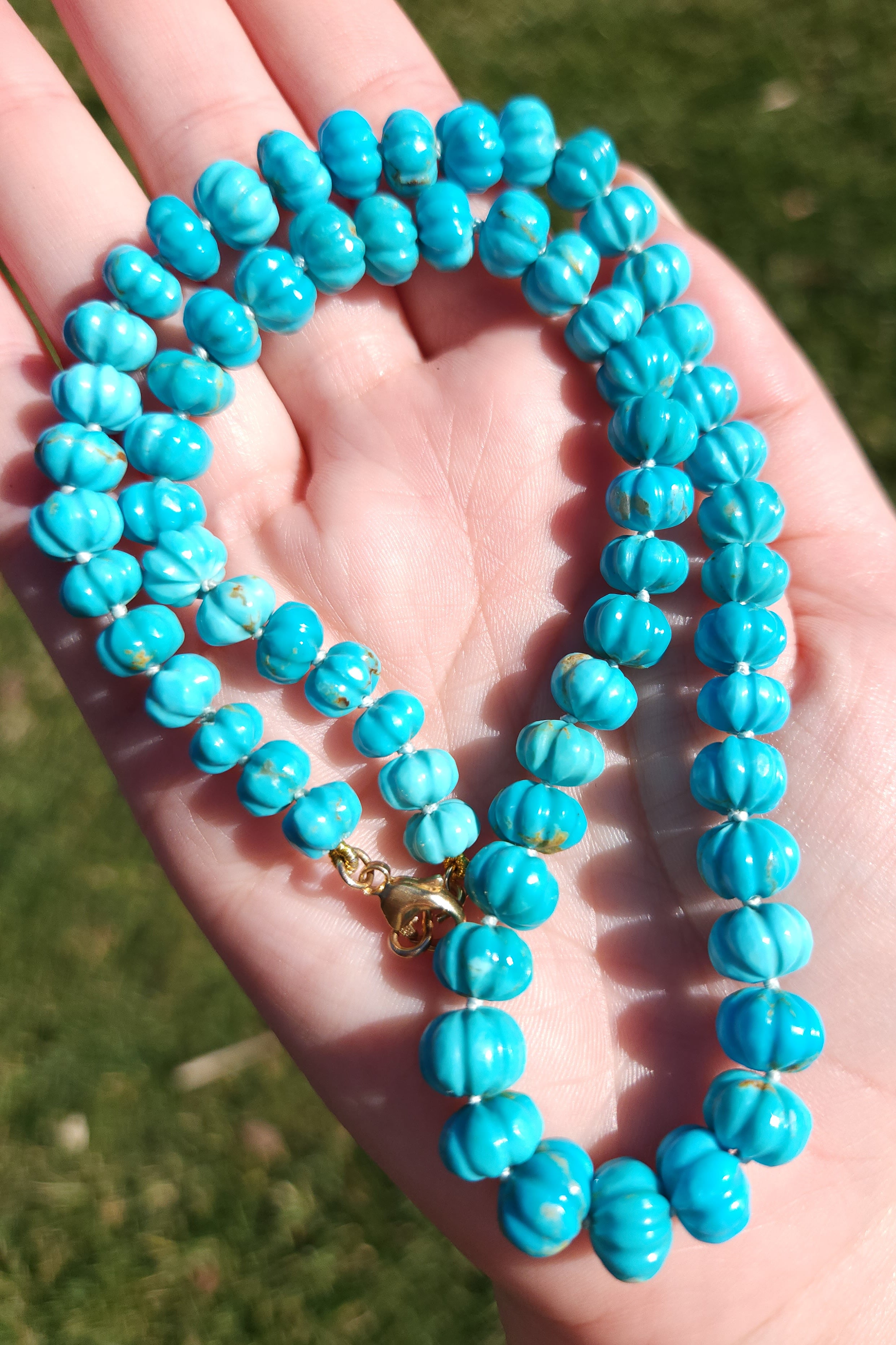 December Turquoise Birthstone necklace – madebyjody